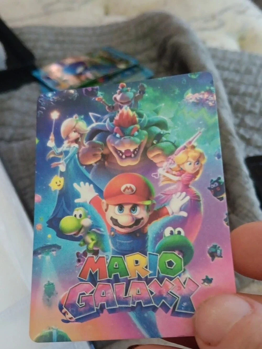 Nintendo Mario Trading Card - Red, Blue, Yellow
